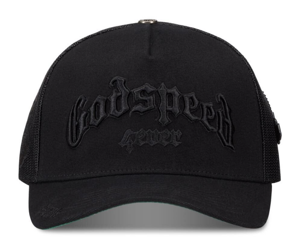 GodSpeed GS Forever Trucker Hat Vanta Black