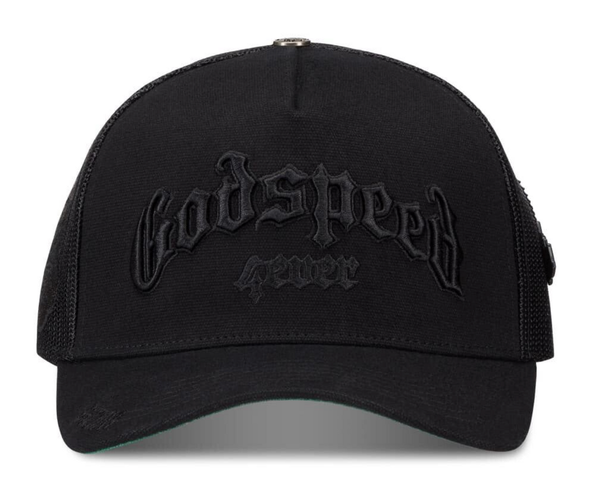 GodSpeed GS Forever Trucker Hat Vanta Black