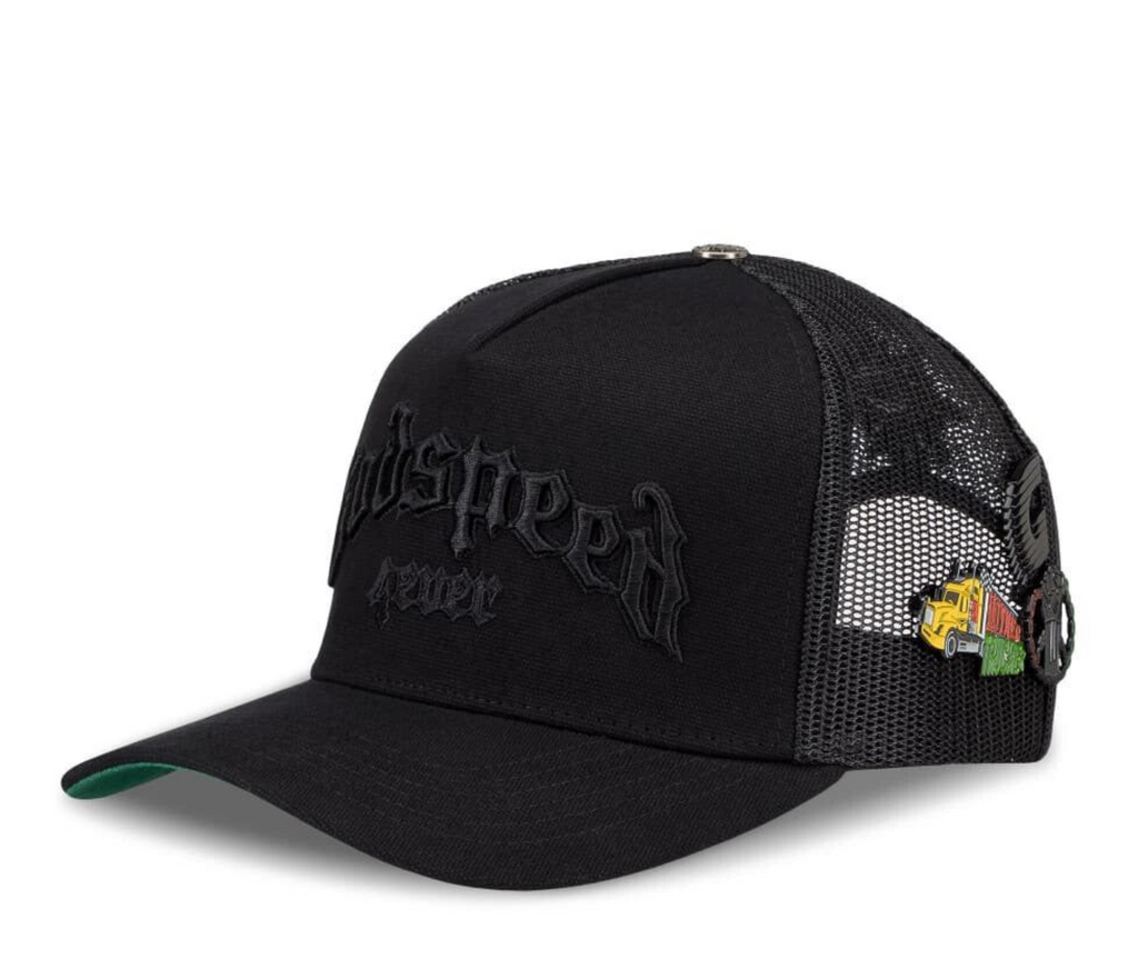 GodSpeed GS Forever Trucker Hat Vanta Black