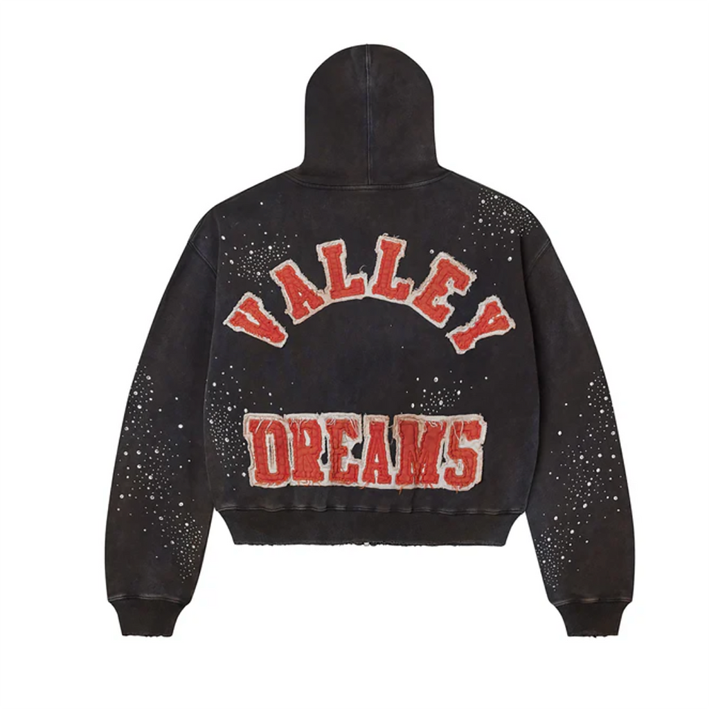 Vale Forever Pluto Clutered Zip Up Hoodie Black