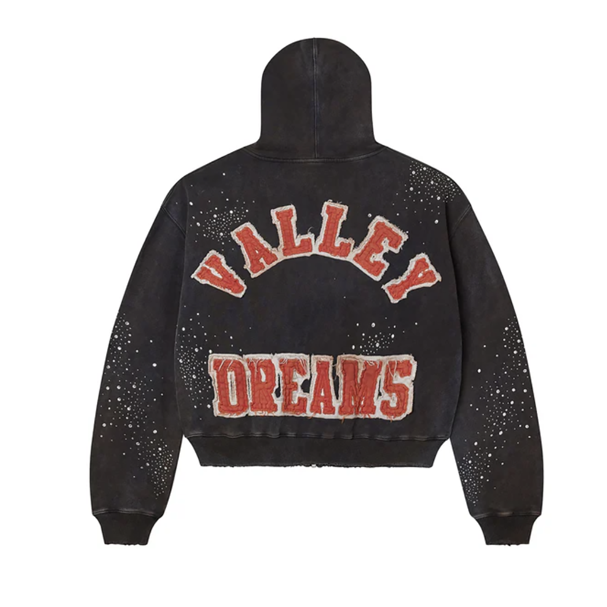 Vale Forever Pluto Clutered Zip Up Hoodie Black
