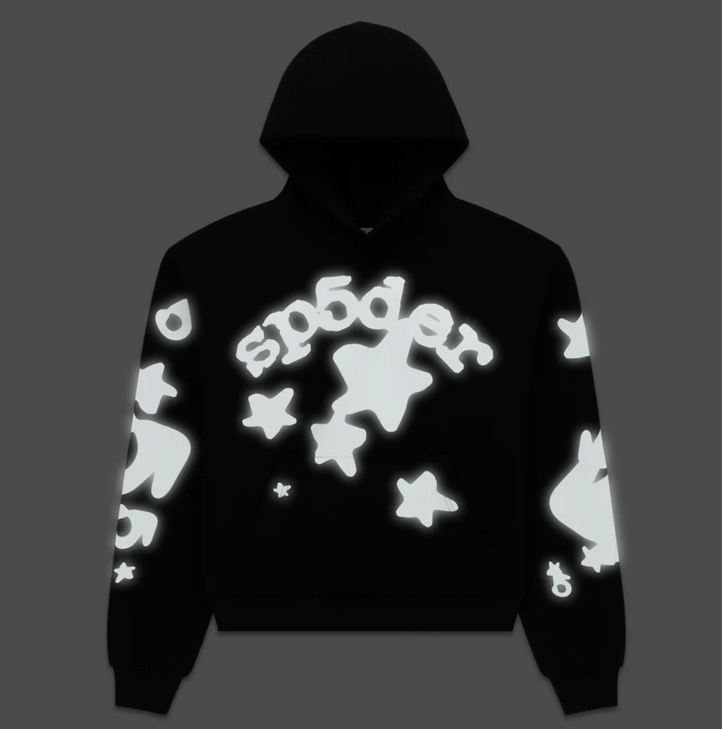 Sp5der Reflective Beluga Hoodie