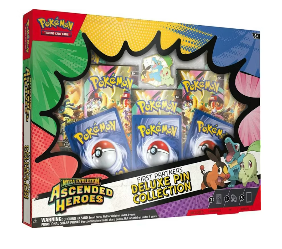 2026 Pokémon Mega Evolution Ascended Heroes Deluxe Pin Collection Box