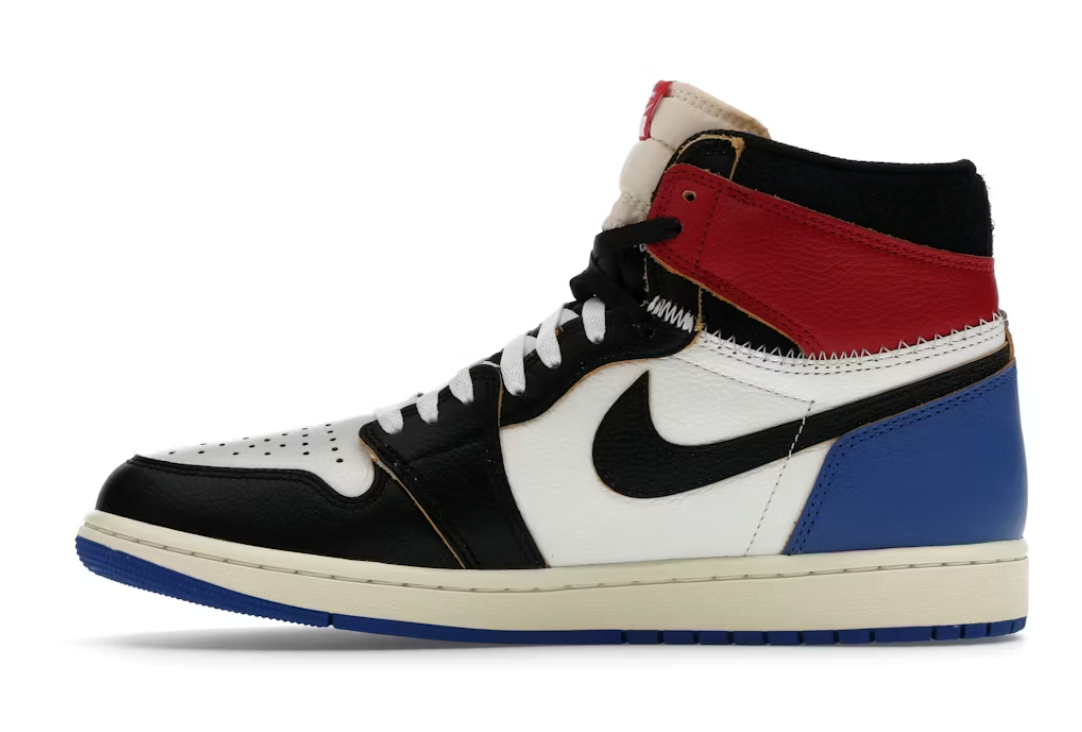 Jordan 1 Retro High OG SP Fragment x Union LA "Varsity Red Sport Royal"