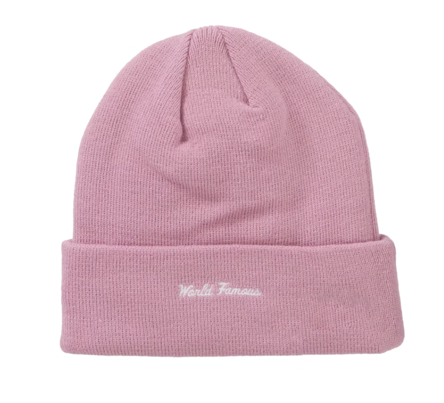 Supreme New Era Box Logo Beanie (FW24) "Dusty Pink"