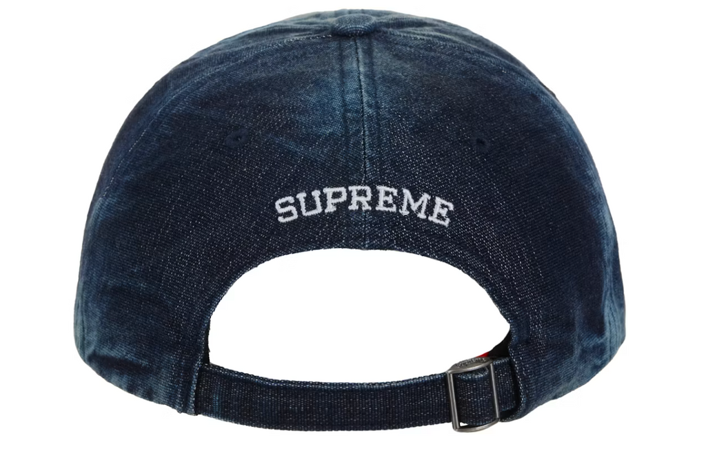 Supreme Cordura Denim S Logo 6-Panel "Denim"