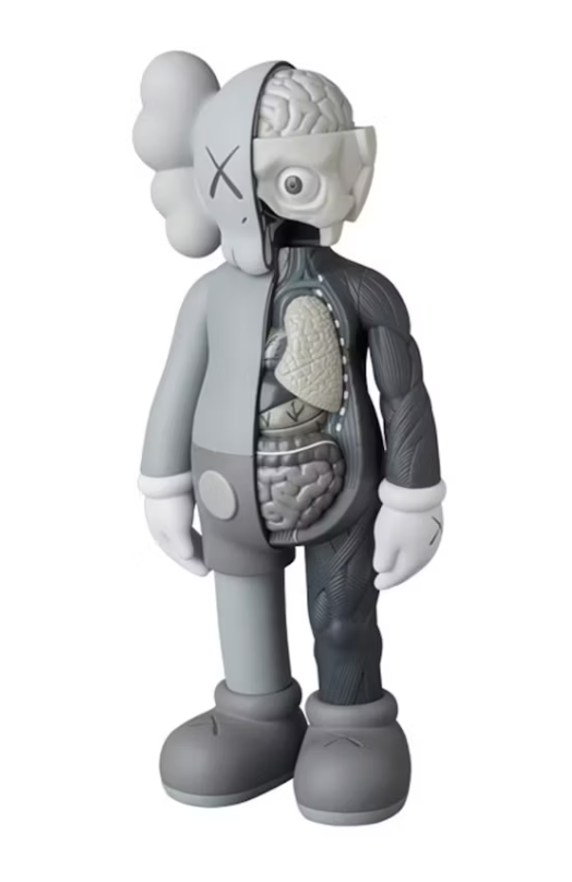 KAWS Companion Flayed Open Edition Vinyl Figure Grey