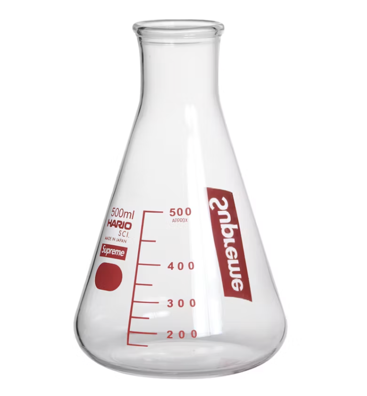 Supreme Hario Erlenmeyer Flask "Clear"