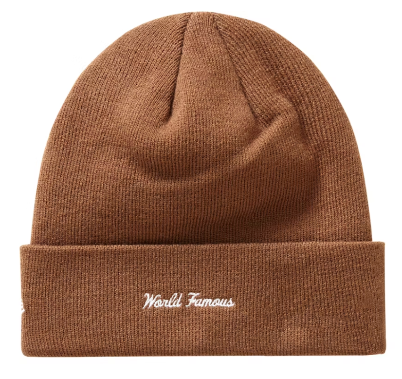 Supreme New Era Box Logo Beanie (FW19) Dark Brown