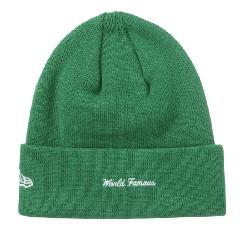 Supreme New Era Box Logo Beanie (FW24) Green