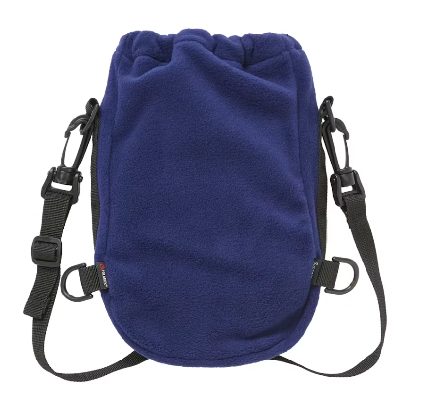 Supreme Polartec Sling Bag Navy
