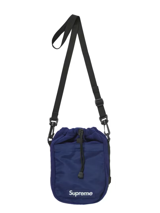 Supreme Polartec Sling Bag Navy