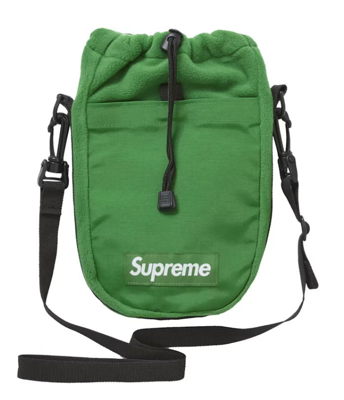 Supreme Polartec Sling Bag Green