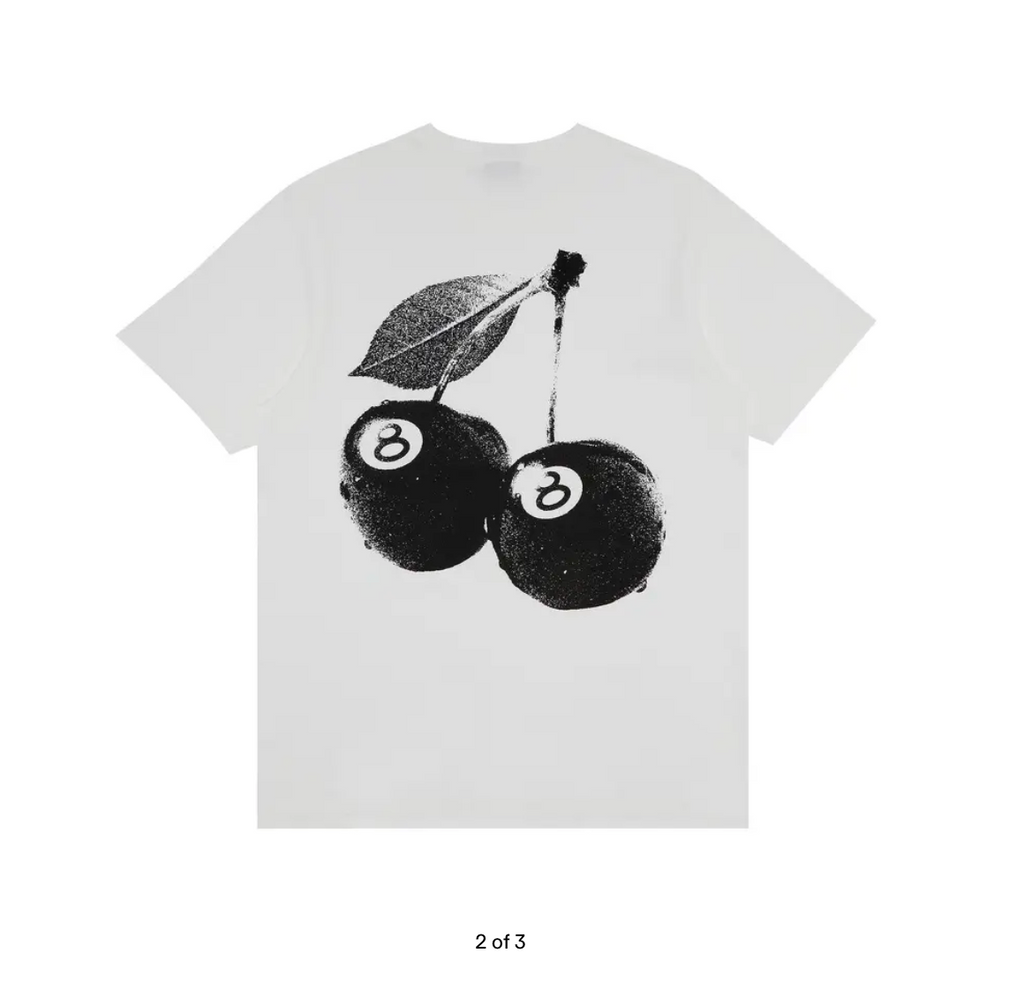 Stussy Cherries Tee "White"