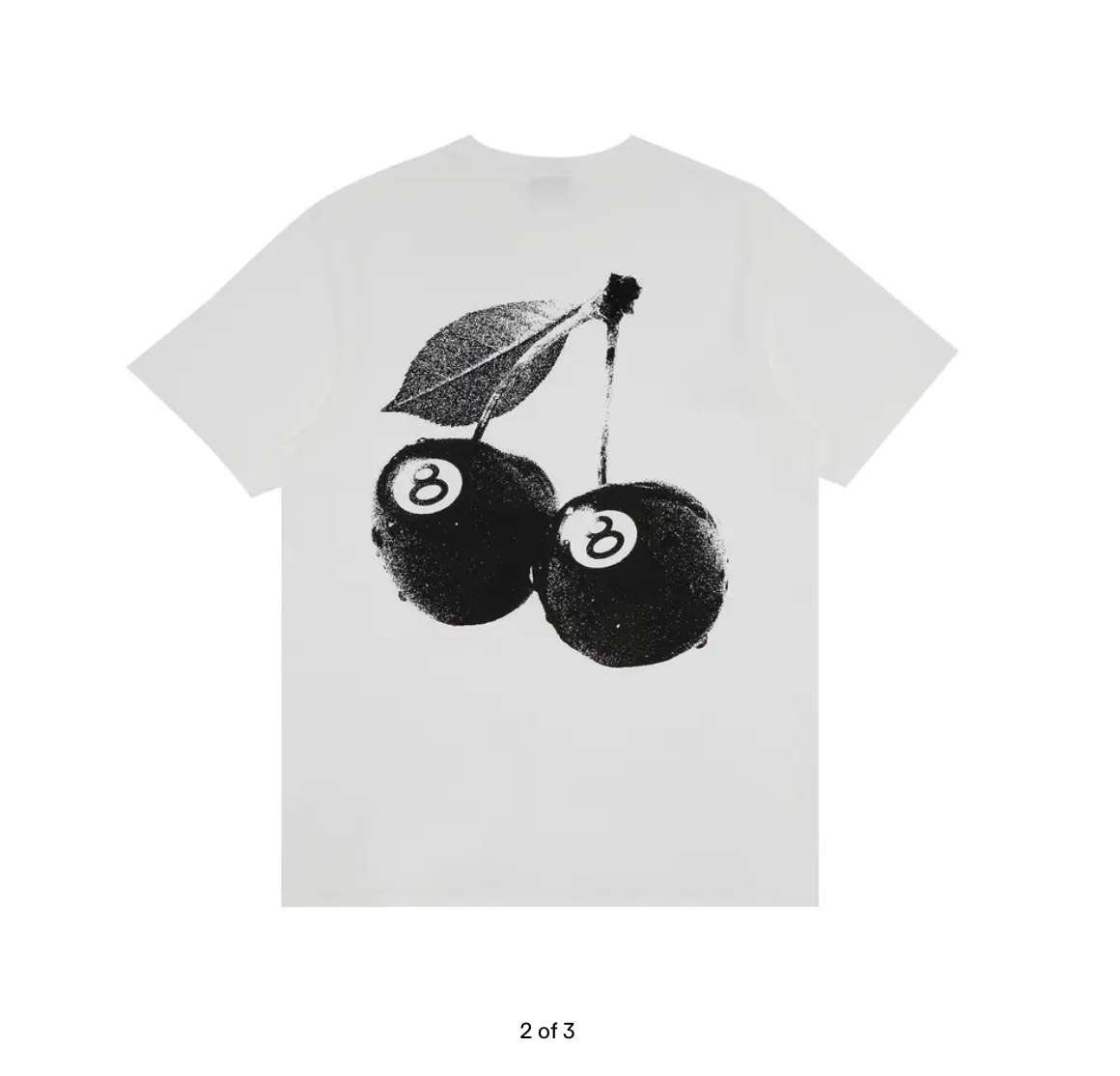 Stussy Cherries Tee "White"