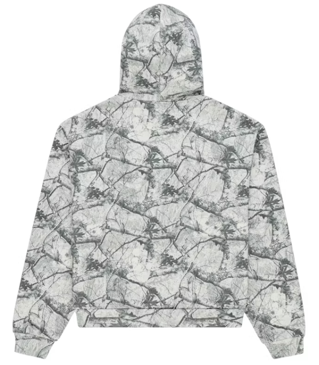 Sp5der Real Tree OG Web V2 Zip Hoodie White Camo