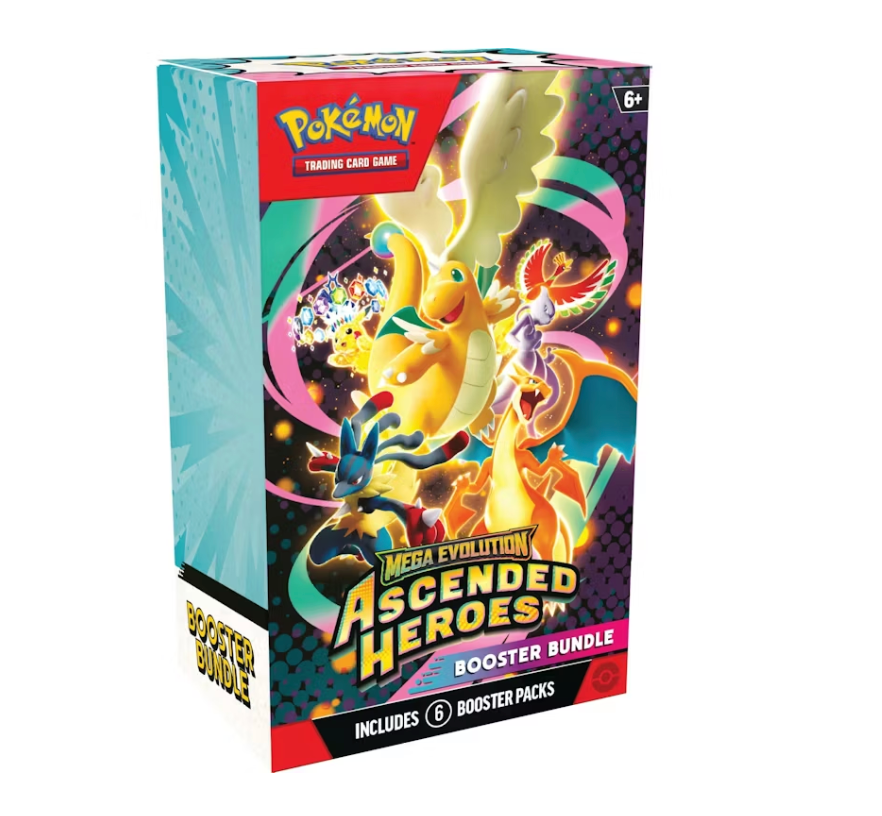 Pokemon Ascended Heroes Booster Bundle (6 Packs)