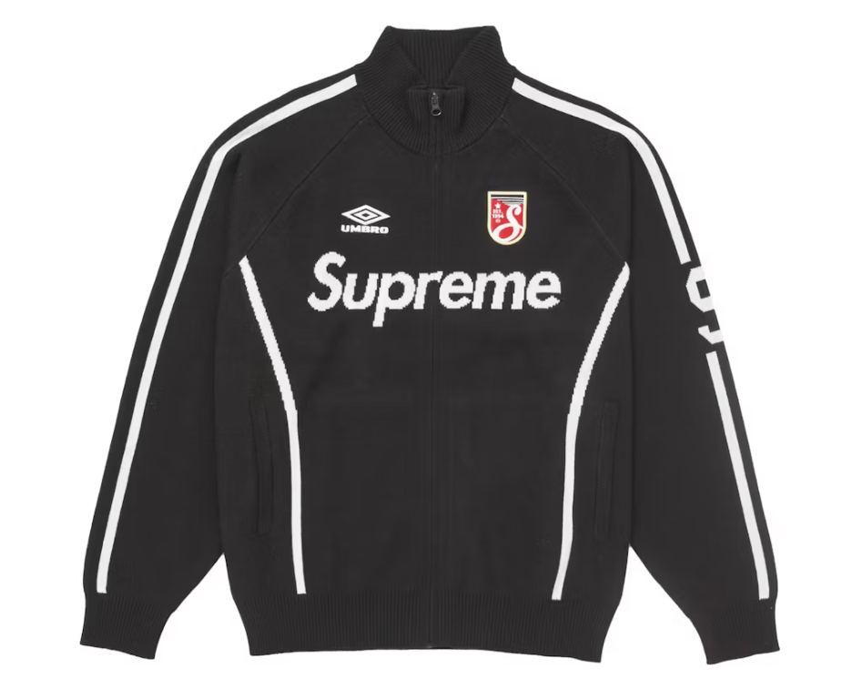 Supreme Umbro Zip Up Sweater (Black)