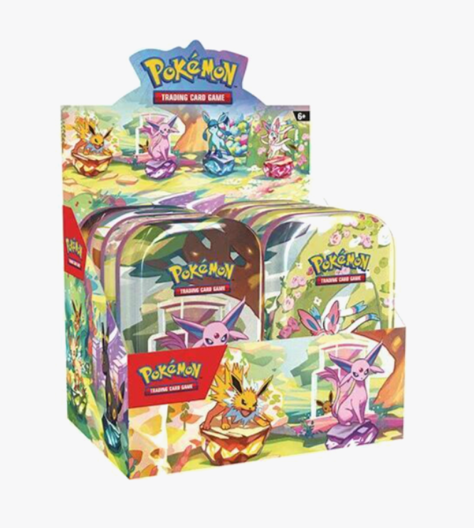 Pokemon Prismatic Evolutions Mini Tin - SV: Prismatic Evolutions (Single Tin / Art Work May Vary)