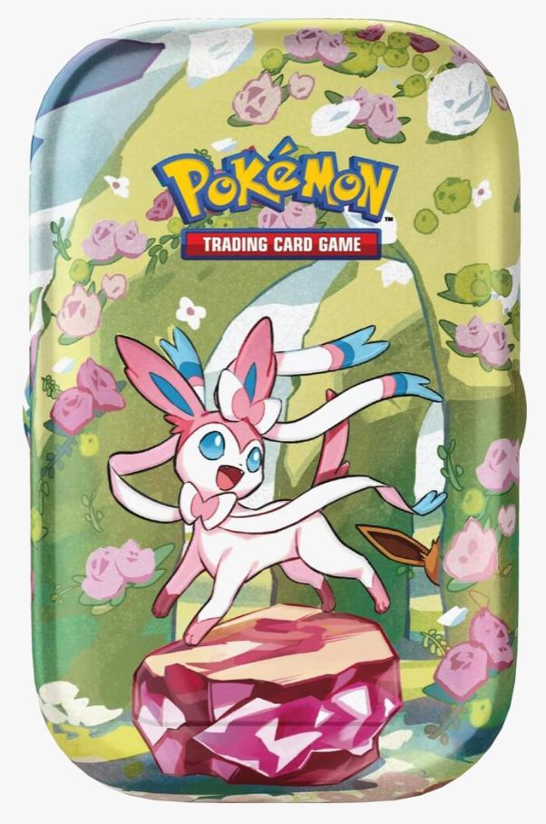 Pokemon Prismatic Evolutions Mini Tin - SV: Prismatic Evolutions (Single Tin / Art Work May Vary)