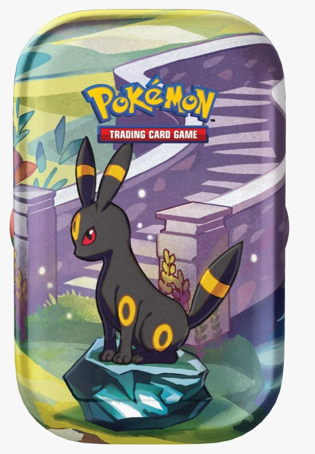 Pokemon Prismatic Evolutions Mini Tin - SV: Prismatic Evolutions (Single Tin / Art Work May Vary)