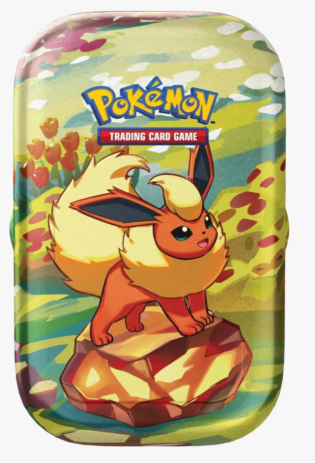 Pokemon Prismatic Evolutions Mini Tin - SV: Prismatic Evolutions (Single Tin / Art Work May Vary)