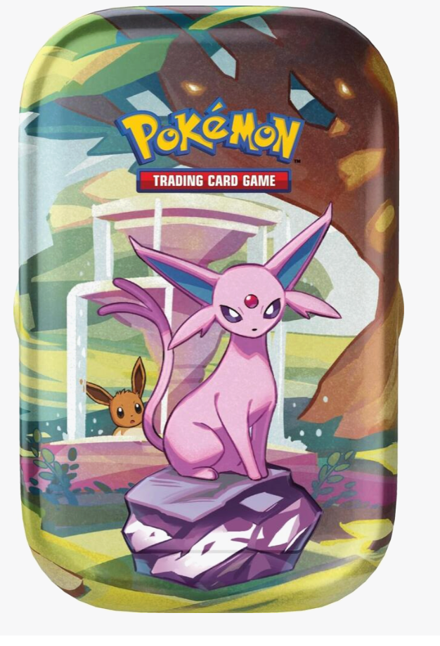 Pokemon Prismatic Evolutions Mini Tin - SV: Prismatic Evolutions (Single Tin / Art Work May Vary)