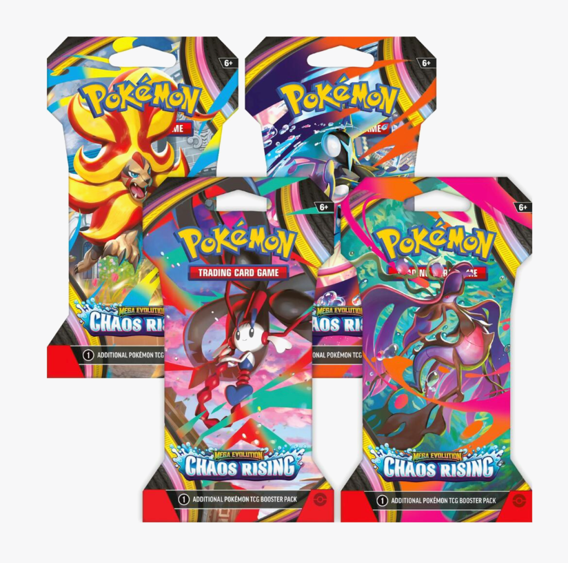 Pokemon Chaos Rising Single Sleeved Booster Pack (Artwork May Vary)