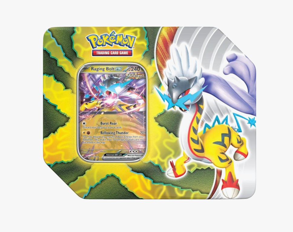 Paradox Destinies Tin [Raging Bolt ex] - Miscellaneous Cards & Products (MCAP)