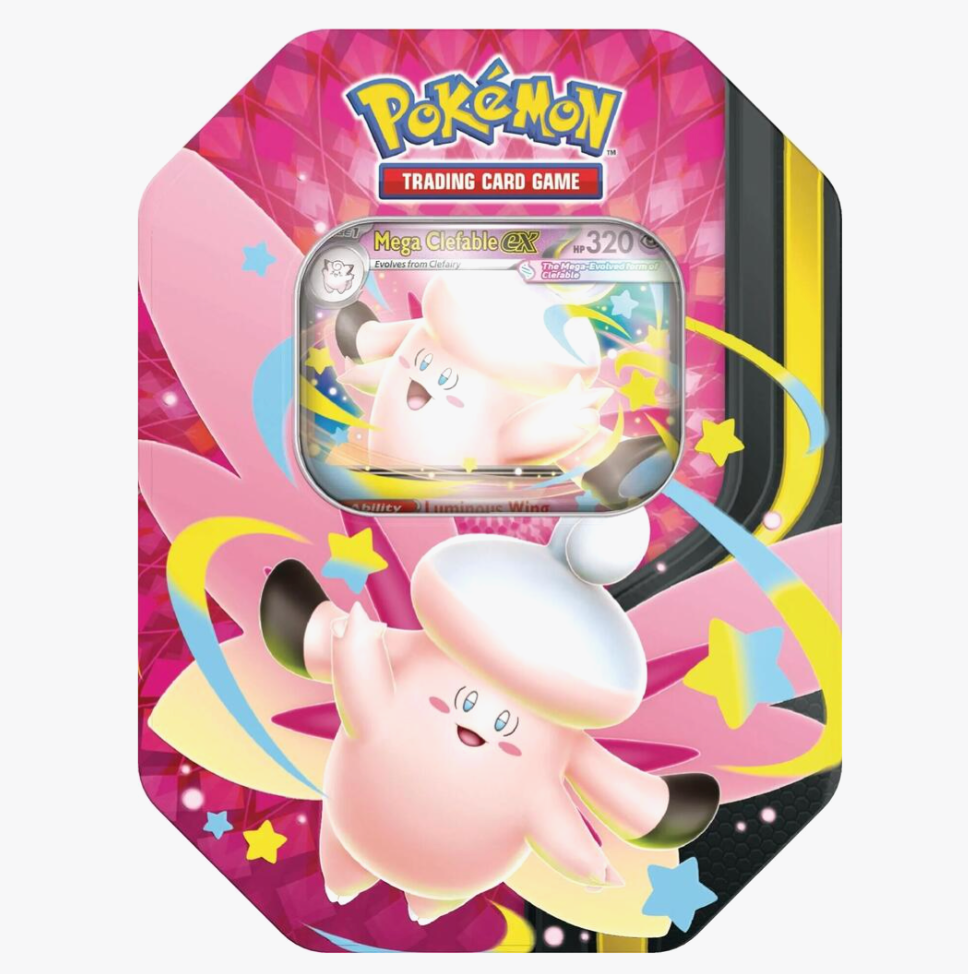 Mega Moonlit Tin [Mega Clefable ex] - Miscellaneous Cards & Products (MCAP)