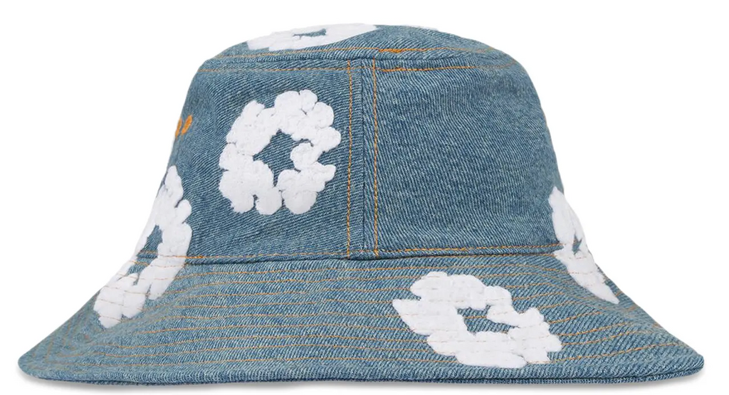 Denim Tears Denim Cotton Wreath Bucket Hat 'Light Wash'