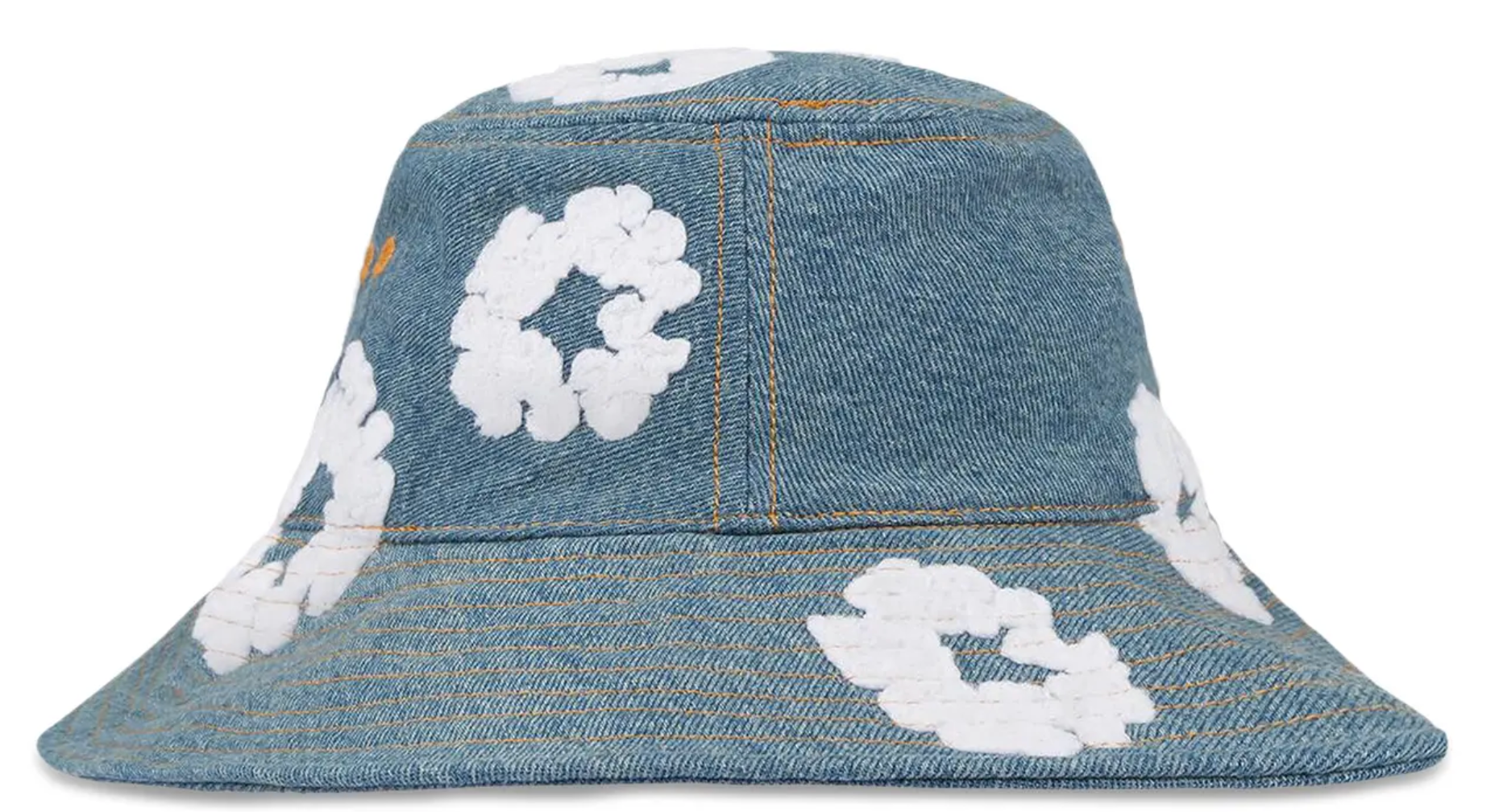 Denim Tears Denim Cotton Wreath Bucket Hat 'Light Wash'