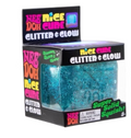 NeeDoh Nice Cube Glitter and Glow Squishy Fidget Toy (Random Color)