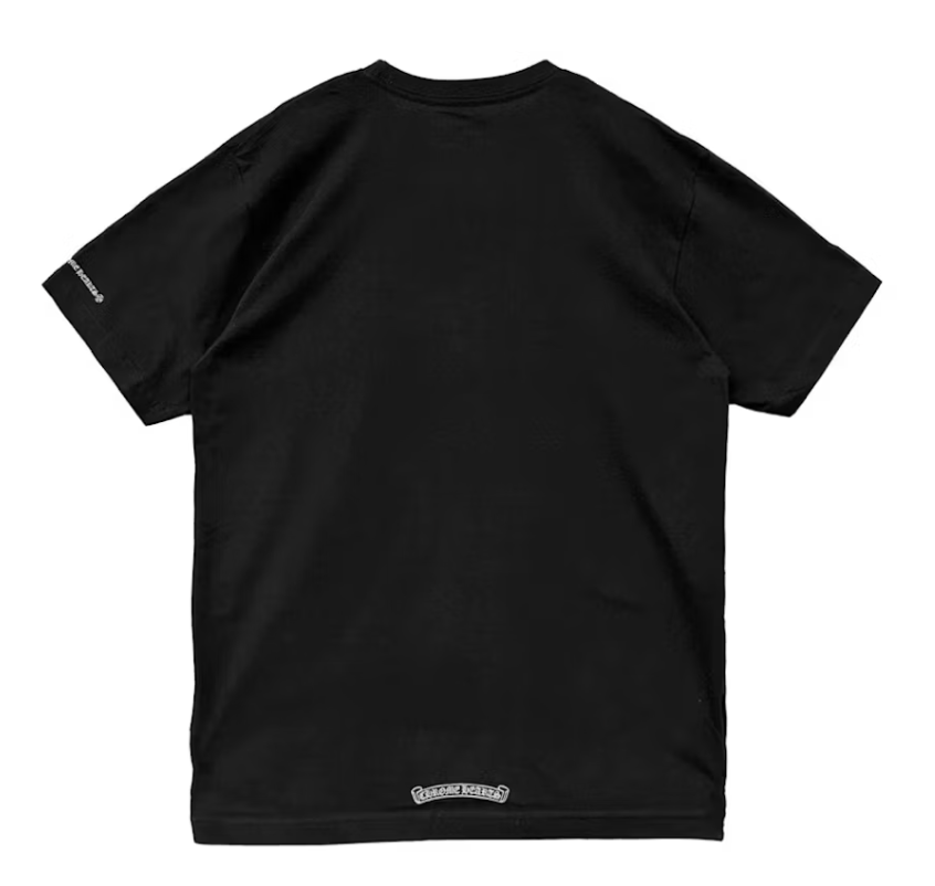 Chrome Hearts Short Sleeve Pocket Crew T-shirt Black
