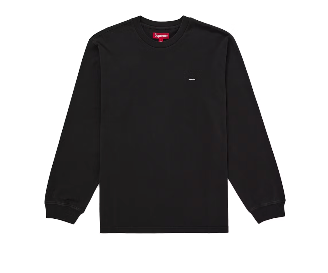 Supreme Small Box L/S Tee (SS26) "Black"
