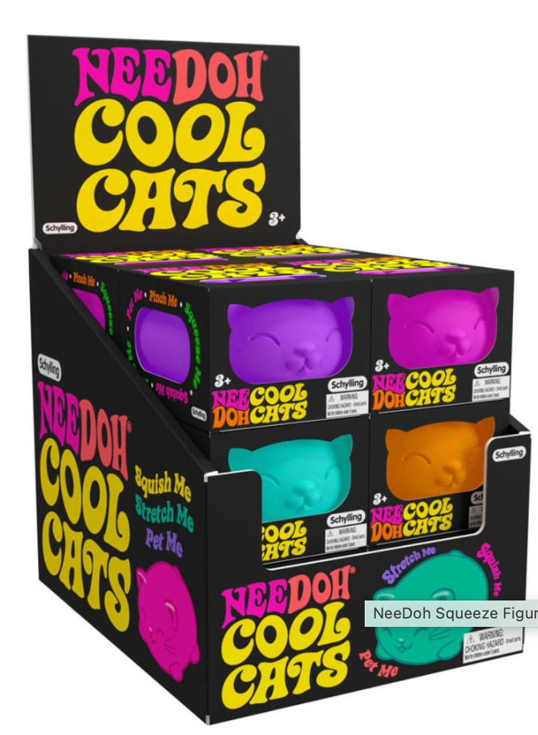 NeeDoh Cool Cats NeeDoh (Color May Vary)