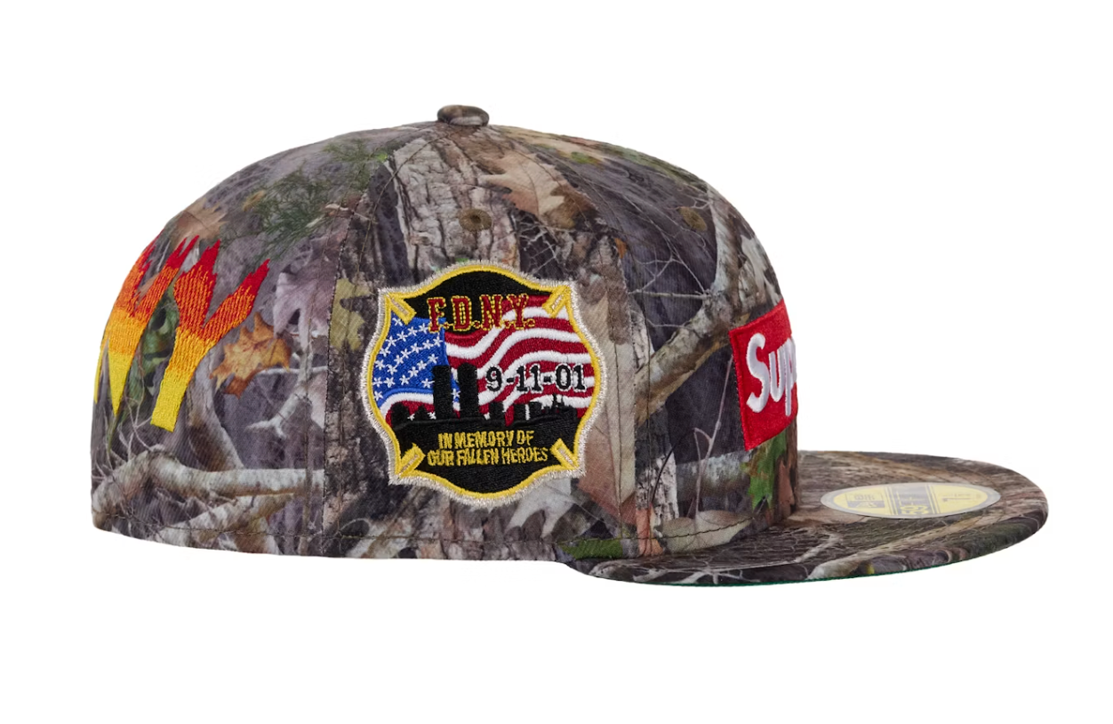 Supreme FDNY Box Logo New Era 59Fifty Fitted Cap "TrueTimber Kanati Camo"