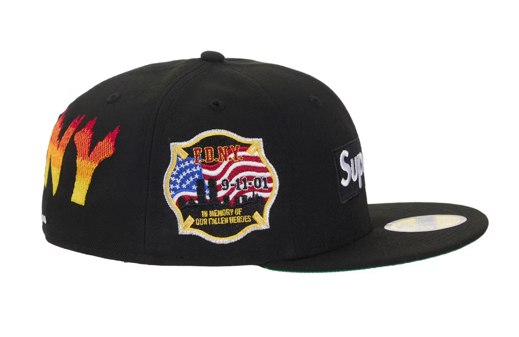 Supreme FDNY Box Logo New Era 59Fifty Fitted Cap "Black"