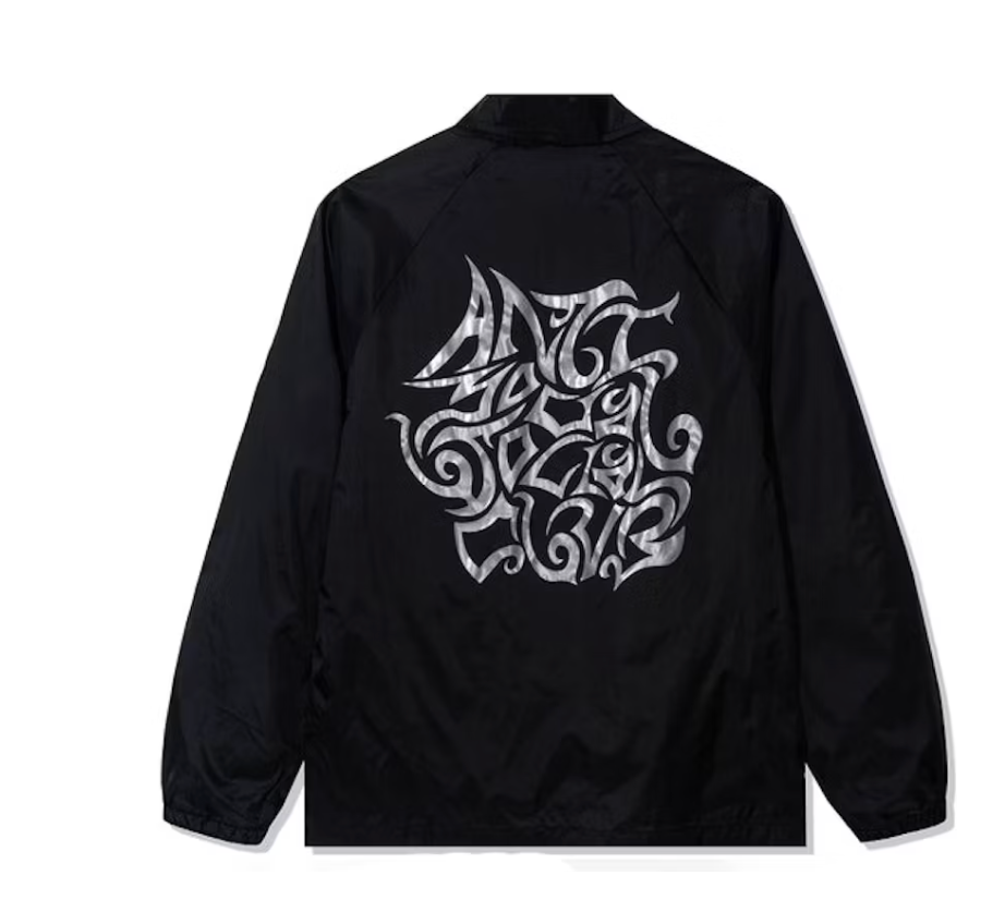 Anti Social Social Club Coach Jacket Black