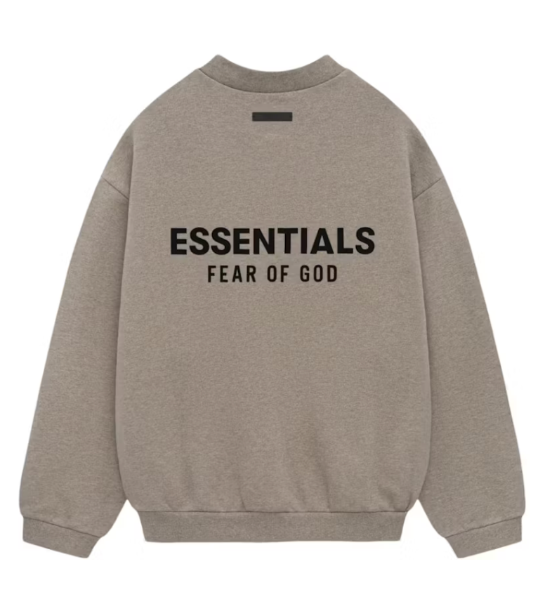 Fear of God Essentials Fleece Crewneck (FW24) "Heather Gray"