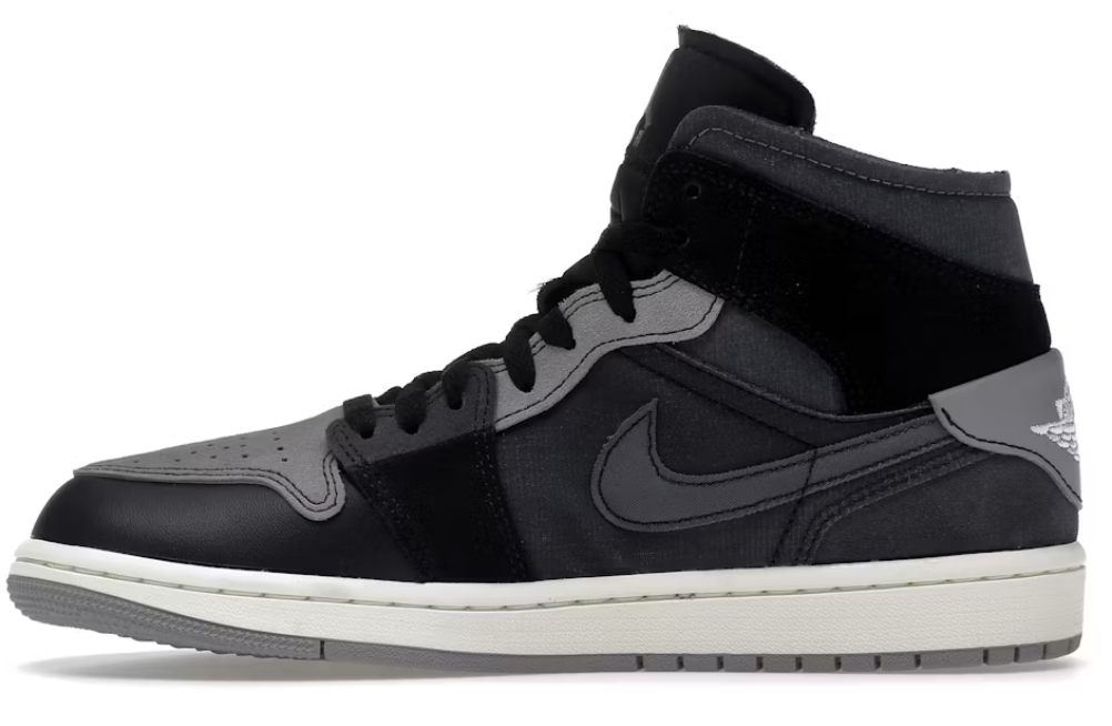 Jordan 1 Mid Craft "Inside Out Black" (GS)