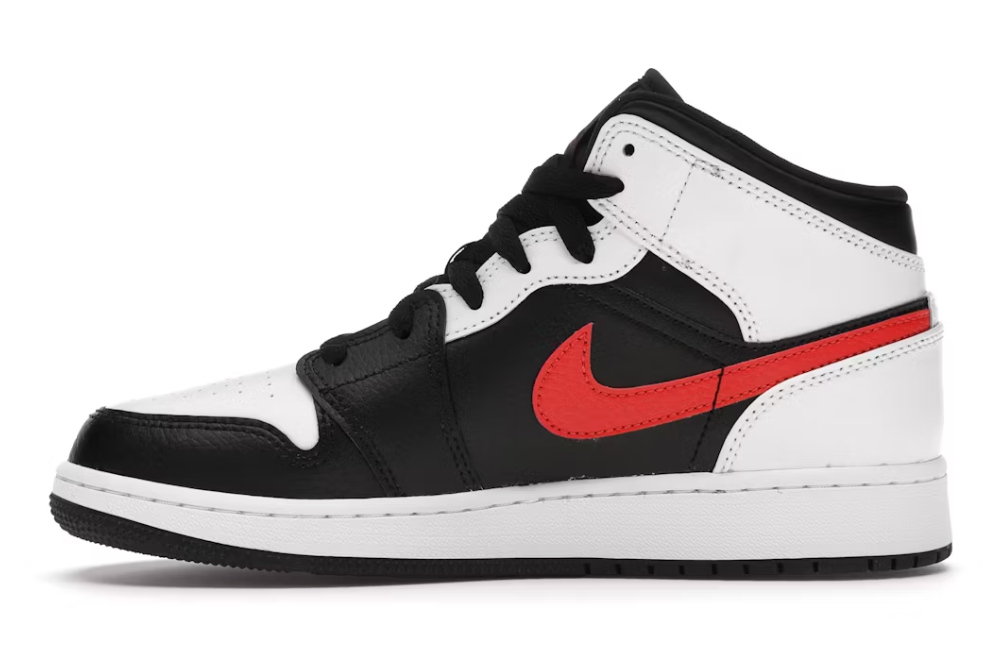 Jordan 1 Mid "White Black Chile Red" (GS)