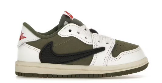 Jordan 1 Low X Travis Scott "Medium Olive" TD