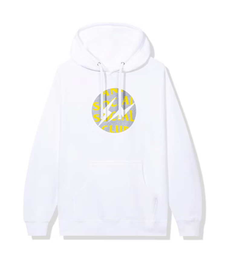Anti Social Social Club x Fragment Called Interference Hoodie (FW22) White