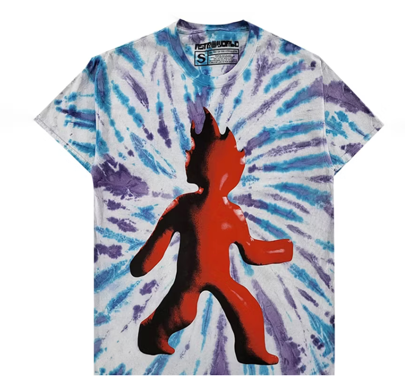 Cactus Jack by Travis Scott Flame Tee 'Tie Dye'