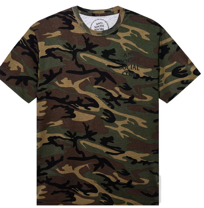 Anti Social Social Club Kkotch Tee Camo
