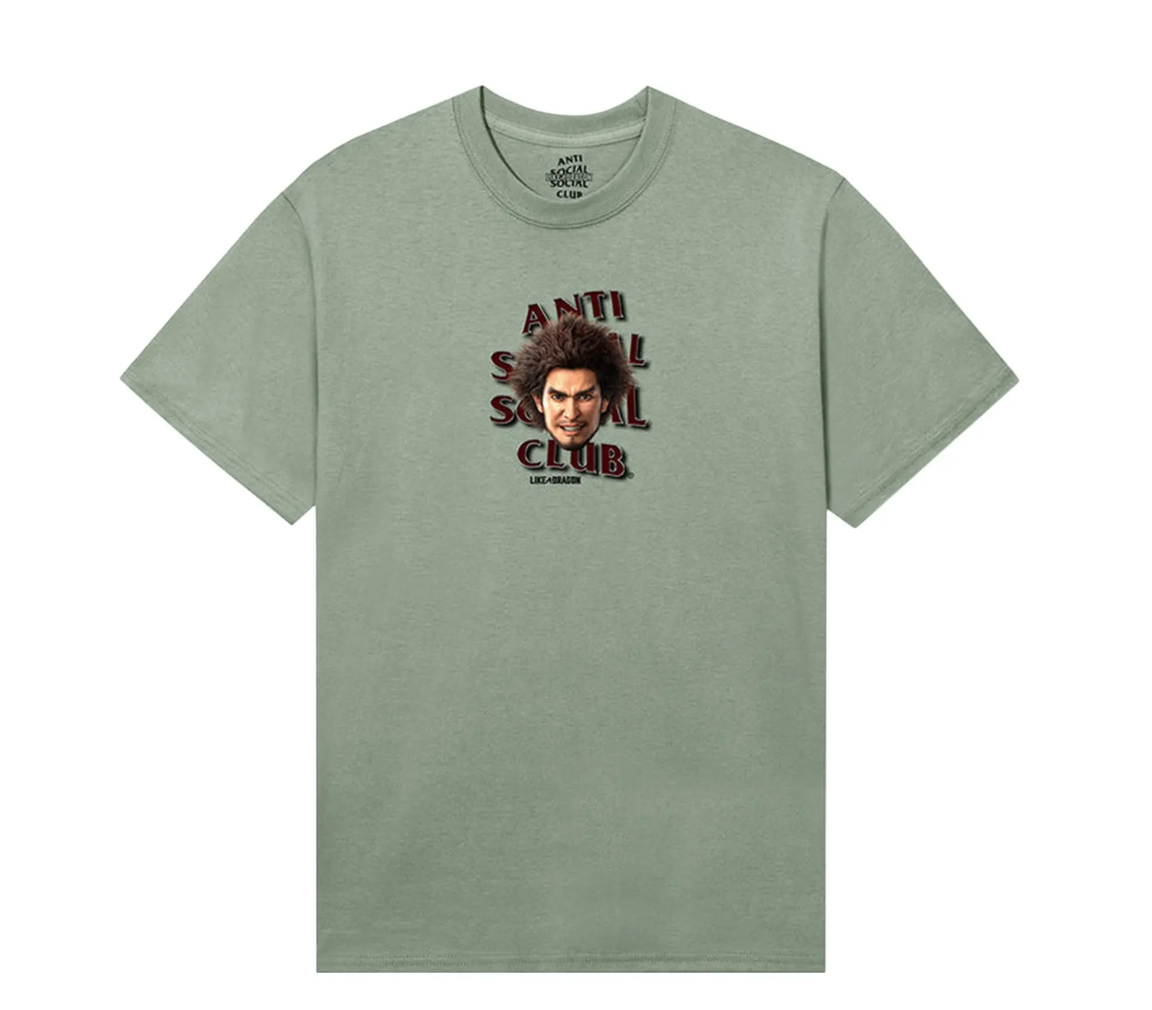 ASSC x Like A Dragon "Ichiban" Stonewashed Green Tee