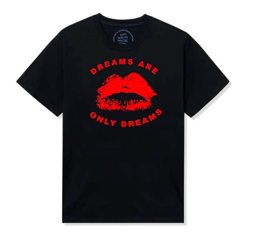 Anti Social Social Club Dreams Black Tee