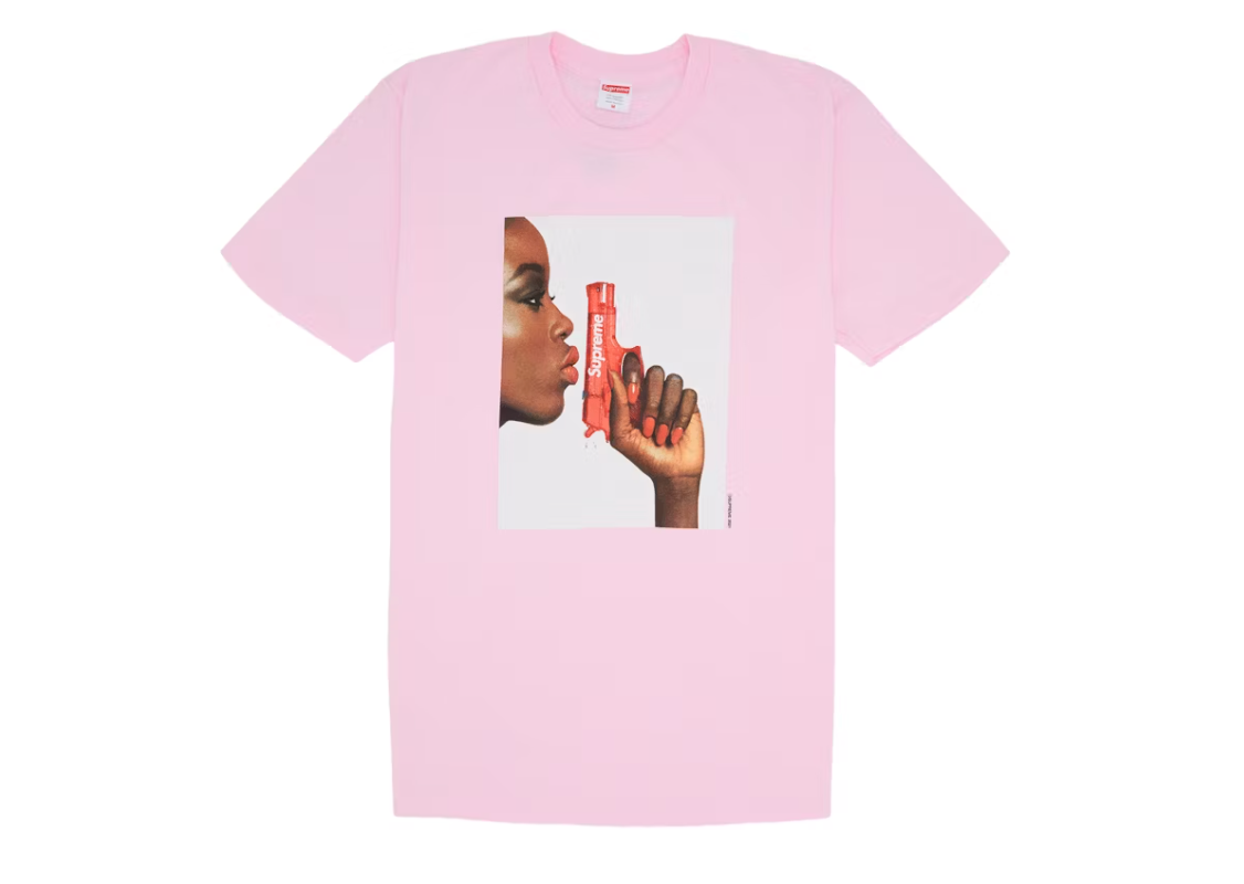 Supreme Water Pistol Tee "Pink"