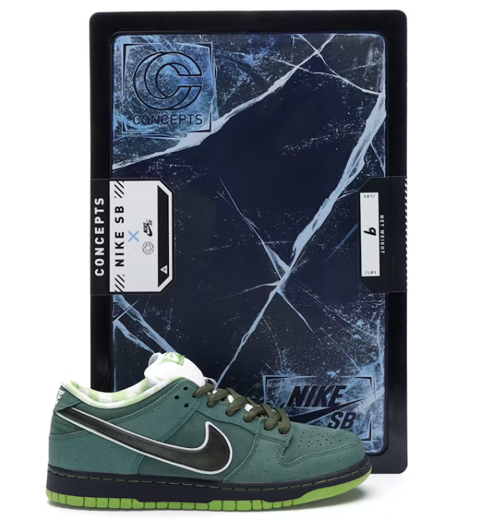 Nike Dunk Low SB Concepts"Green Lobster" Special Box
